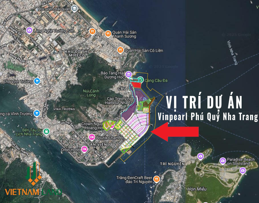 Liên kết vùng dự án Vinpearl Phú Quý