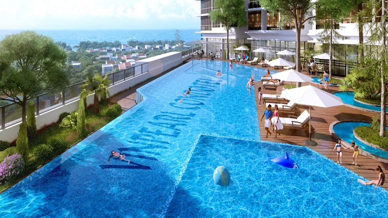 HỒ BƠI TRÀN BỜ