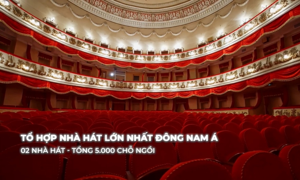 Nhà hát sóng xanh vinhomes green paradise