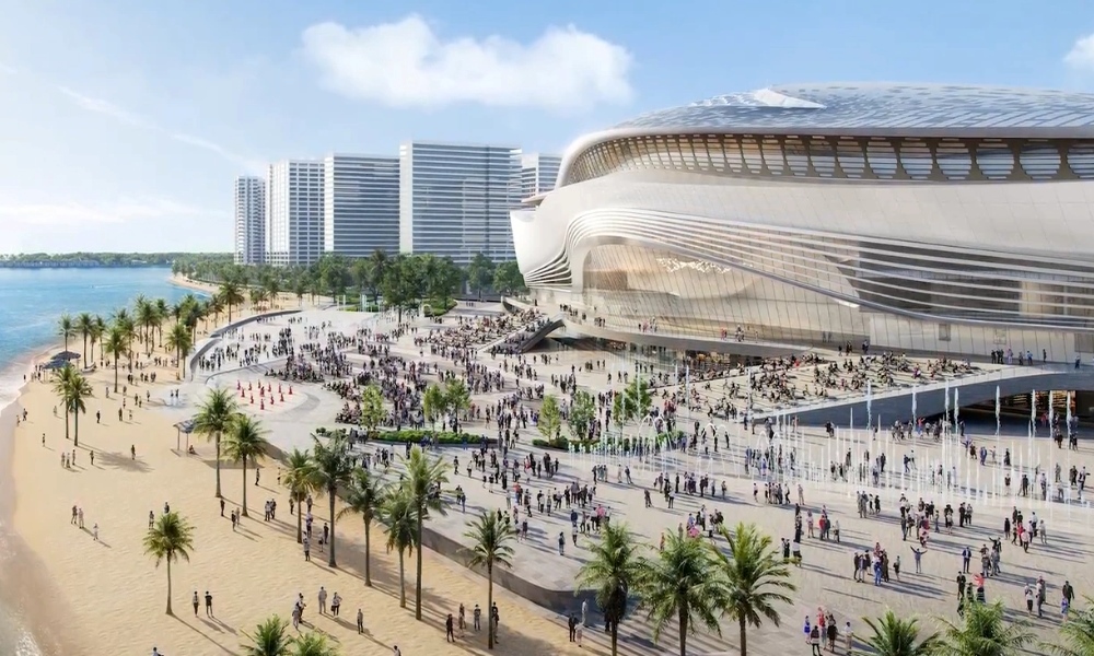 Nhà hát sóng xanh vinhomes green paradise