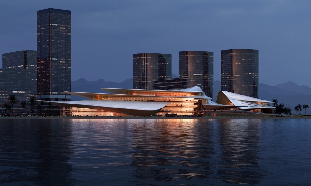 Nhà hát sóng xanh vinhomes green paradise