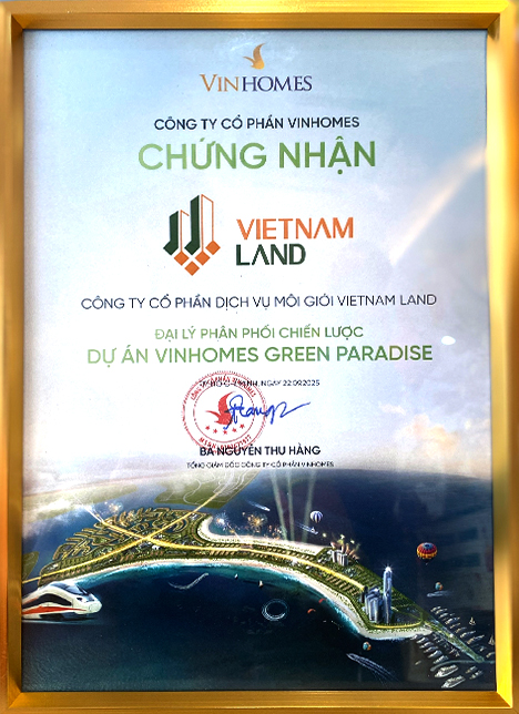 Vietnam Land đơn vị phân phối chính thức Vinhomes Green Paradise