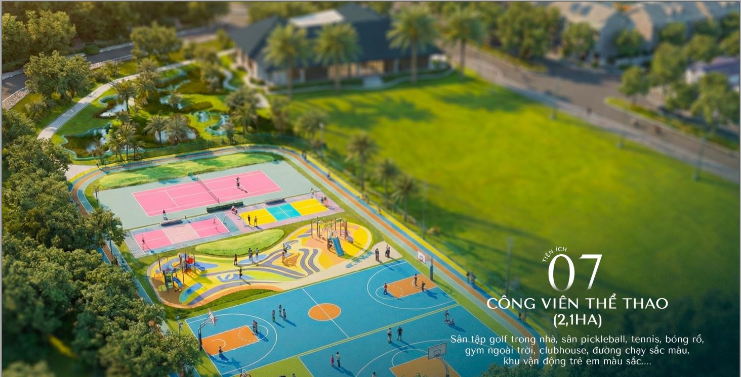 Khu thể thao, công viên trung tâm