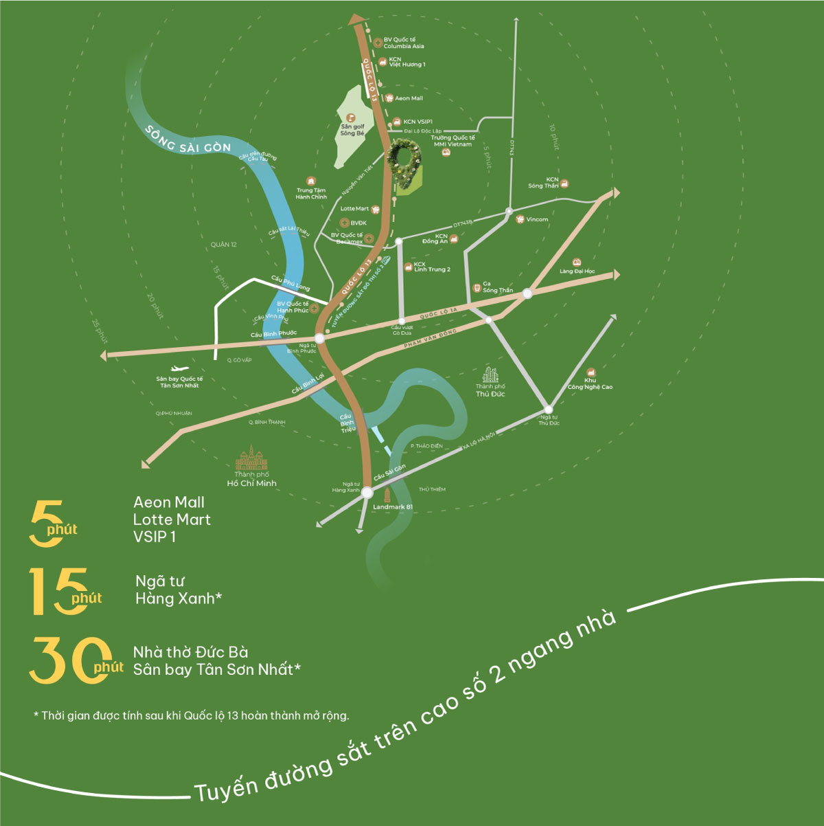 Vị trí dự án Lusso Saigon Phát Đạt