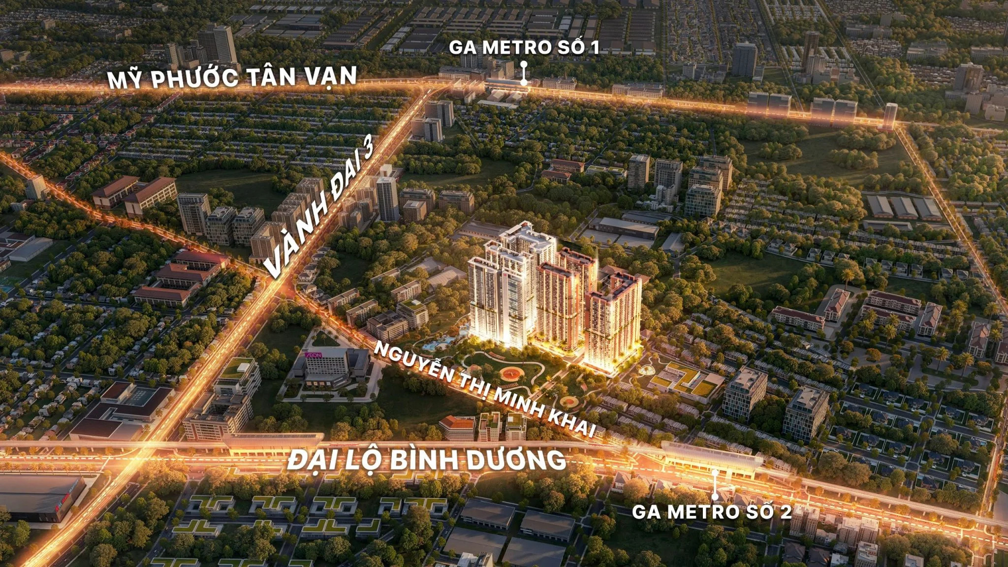 Vị trí kết nối chiến lược tại dự án Monrei Saigon