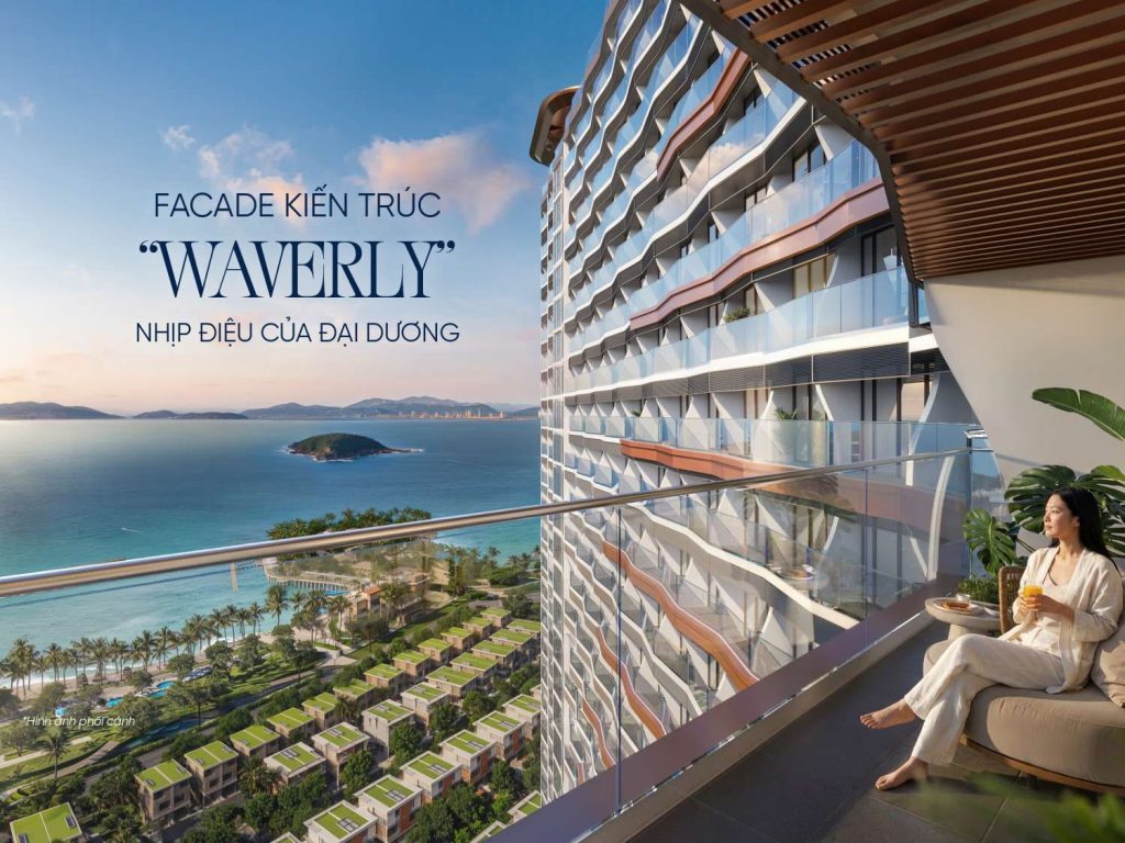 Căn hộ Alora Nha Trang đảm bảo sự riêng tư, thiết kế kiến trúc hoà cùng nhịp điệu của đại dương
